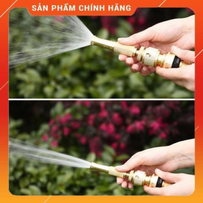 Bộ dây vòi xịt nước ️ , tăng áp 3 lần,loại 7m,10m 206587 cút sập,nối nhựa vàng+ túi đựng bút