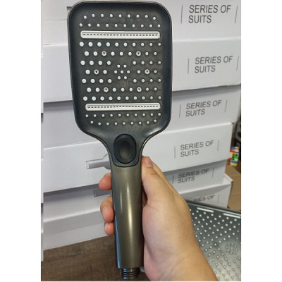 (Tặng ống nối cây sen) Sen cây phím đàn đồng mạ nano xám màn hình hiển thị nhiệt độ tự động kèm xịt vệ sinh