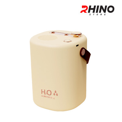 Máy phun sương tạo ẩm tinh dầu Rhino H808 1200ml, 2 lõi phun tích hợp đèn kèm quai treo - Hàng chính hãng