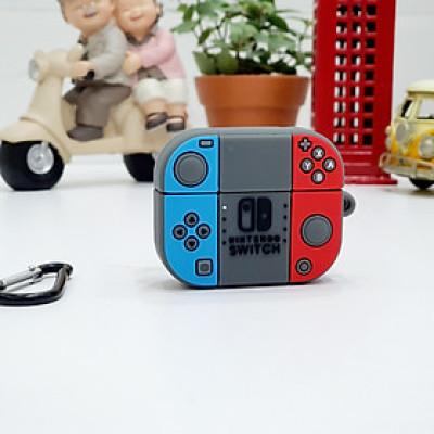 Ốp Case Silicon cho Airpods Pro 2/ Airpods 3/ Airpods 1/ 2 và Airpods Pro Hình Máy Game Switch_ Hàng Chính Hãng 