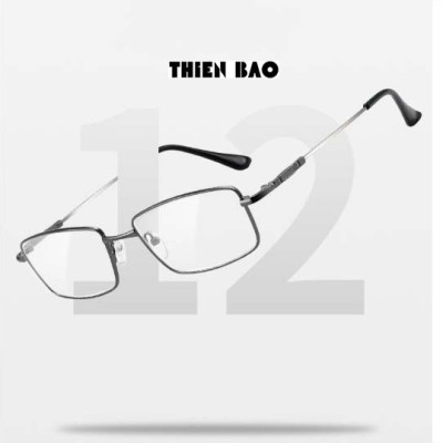 Kính viễn thị, kính lão thị trung niên toàn viền titanium siêu dẻo nhẹ bền KV60Đ tròng Nhật NAM NỮ chuẩn độ