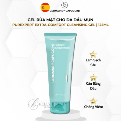 Gel Rửa Mặt Cho Da Dầu Mụn Germaine PUREXPERT Extra Comfort Cleansing Gel | Kelly Beauty