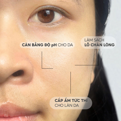 Combo sạch sâu Lalamos Mini size Nước tẩy trang 50ml + Sữa rửa mặt 50ml + Toner Kim Ngân Hoa 50ml