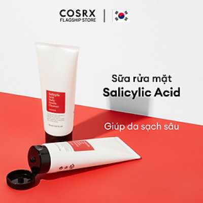 Combo 2 Sửa rửa mặt COSRX Salicylic Acid Daily Gentle Cleanser