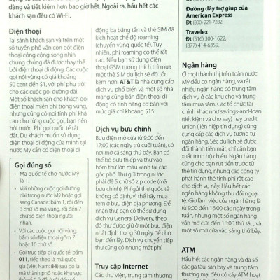 Cẩm Nang Du Lịch - Mỹ