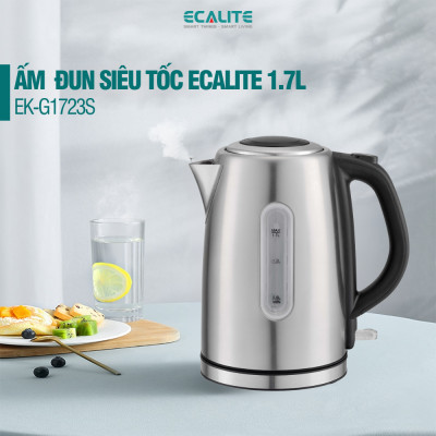 Bình Đun Siêu Tốc Ecalite EK-G1723 (1.7L) - Hàng Chính Hãng 