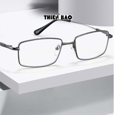 Kính viễn thị, kính lão thị trung niên toàn viền titanium siêu dẻo nhẹ bền KV60Đ tròng Nhật