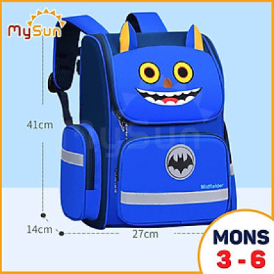 Balo cặp xách đi học sinh nam nữ chống gù cho bé trai gái cấp 1 tiểu học lớp 1 2 3 4 5 6 giá rẻ MySun