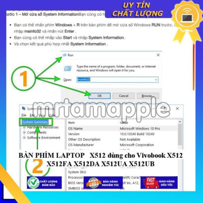 BÀN PHÍM LAPTOP X512 dùng cho Vivobook X512 X512FA X512DA X512UA X512UB - Hàng Nhập Khẩu New Seal