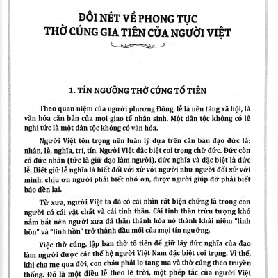 Tập Văn Cúng Gia Tiên (ML)