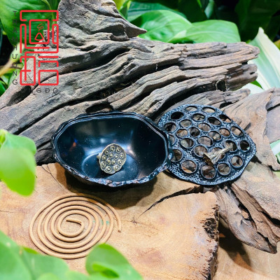 Lư Đài Sen Xông Nhang Trầm Hương, Trang Trí Không Gian Thờ Cúng Trà Đạo