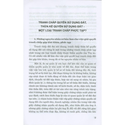 Thời Hiệu, Thừa Kế Và Thực Tiễn Xét Xử (Tái bản lần thứ nhất, có sửa đổi, bổ xung)