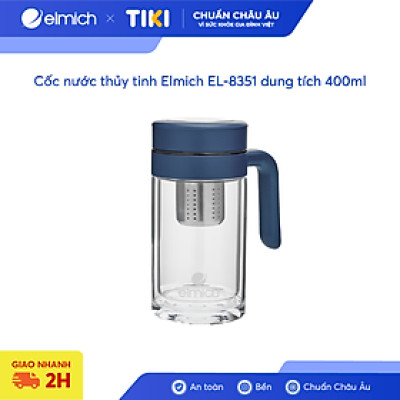 Cốc nước thủy tinh Elmich EL-8351 dung tích 400ml