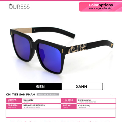 Kính mát sw607 chống uv thời trang cá tính siêu bền OURESS