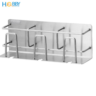 Kệ để bàn chải kem đánh răng 3 ngăn dán tường Hobby home decor CD4