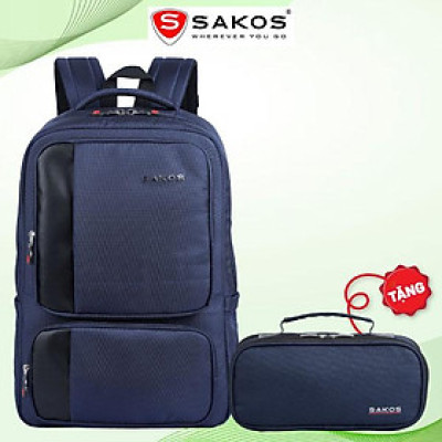 Ba Lô Laptop Hero - 15.6 Inch - Sakos ASBP32NBZMG9 - Xanh Phối Đen