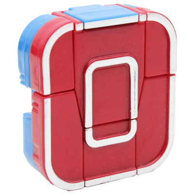 Đồ Chơi Lắp Ráp Biến Hình Robot Chữ Cái O - Cresta DK81241