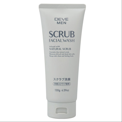Sữa Rửa Mặt Deve Hạt Scrub Dành Cho Nam Giới (130g)