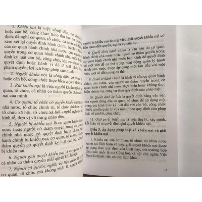 Sách - Luật khiếu nại và VBHD thi hành