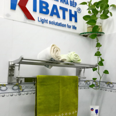 Máng khăn đa năng Kibath inox 304, KB-614