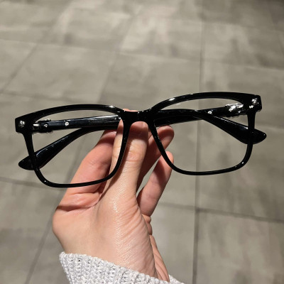 Kính Mắt vuông gọng họa tiết nhựa dẻo cao cấp