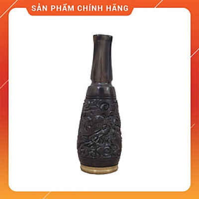 Tẩu Bắt Top Cigar Gỗ Sừng TGS15 Ring Size 40-60 Khắc Họa Tiết Hình Rồng Cực Tỉ Mỉ- Hàng Thủ Công