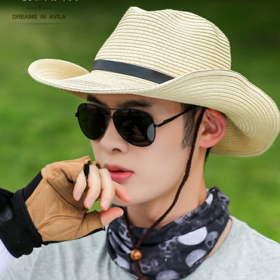 Nón cao bồi nam Mũ cao bồi nữ đi biển rộng vành chống nắng UV  thoáng mát gấp gọn Panama thời trang Korea dona22032001