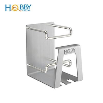 Kệ để bàn chải kem đánh răng dán tường inox 304 Hobby home decor KBC31