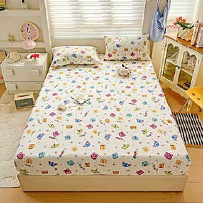 Bộ ga gối cotton Icy LIDACO họa tiết dễ thương chất liệu mềm mát nhiều mẫu lựa chọn
