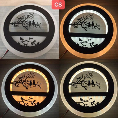 Đèn gắn tường LED trang trí đẹp mắt nhiều họa tiết độc đáo