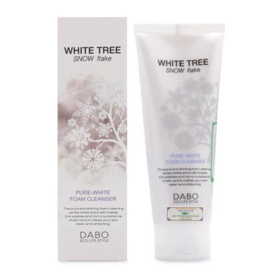 Sữa rửa mặt cây tuyết trắng có hạt massage Dabo White Tree Snow Flake 150ml