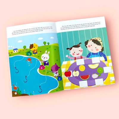 Sticker thần kỳ phát triển IQ-EQ-CQ 2-4 tuổi