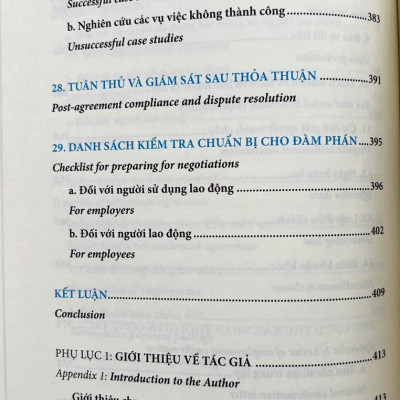 Dẫn Dắt Thoả Thuận Dàn Xếp Với Người Lao Động