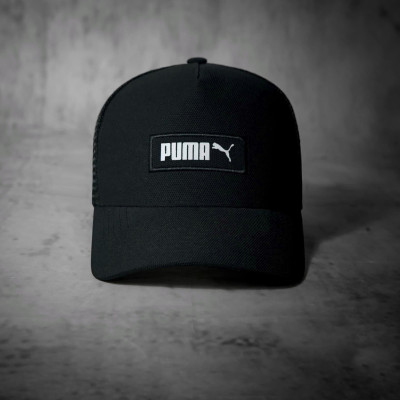 Nón kết, mũ lưỡi trai Pu.ma báo đen phối vải kaki form chuẩn thời trang cao cấp