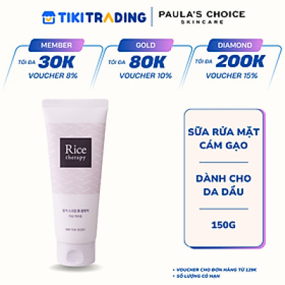 [Hàn Quốc] Sữa rửa mặt tạo bọt chiết xuất cám gạo cho da dầu On The Body: Rice Therapy Rice Bran Scrub Foam Cleanser 150g