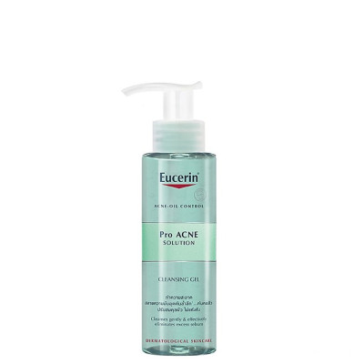 Eucerin Pro ACNE Solution Cleansing Gel: Gel Rửa Mặt Da Mụn (400 ml)