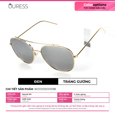 Kính mát hợp kim 8658 chống uv thời trang siêu nhẹ siêu bền OURESS