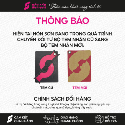 Mũ vành thời trang Nón Sơn chính hãng XH001-99A-XH3