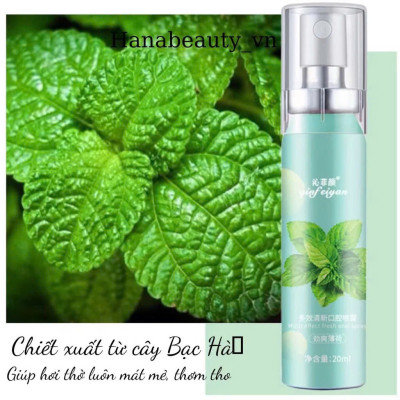 Combo 2 Chai Xịt Thơm Miệng Thảo Dược – Khử Mùi Hôi Miệng, Diệt Khuẩn, Hương Thơm Quyến Rũ, Hiệu Quả Cao Cho Nam Nữ