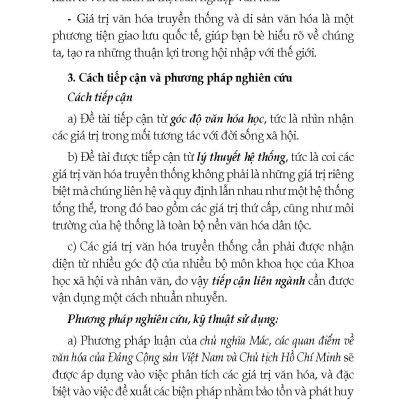 Hệ Giá Trị Văn Hóa Việt Nam