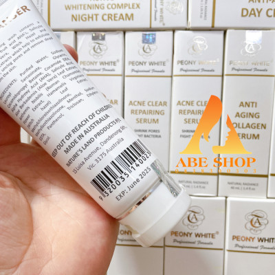 Sữa Rửa Mặt Mụn PEONY WHITE - BIO CLEANSER - Làm Sạch - Cân Bằng Da - Giảm Tác Nhân Gây Mụn 125ml