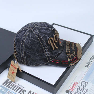 Nón nam, mũ lưỡi trai Ông Địa Rebels phối vải jeans form đẹp thời trang đường phố