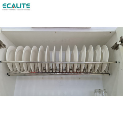 Kệ chén cố định tủ trên V Ecalite EL-BV80H - Ngang 80cm - 2 tầng - Hàng chính hãng