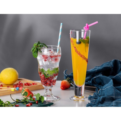 Ly Thủy Tinh Sinh Tố Nước Ép Sang Trọng Cao Cấp
