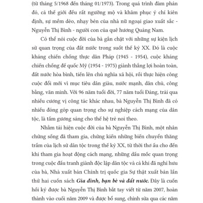 Gia đình, bạn bè và đất nước (bản in 2025) (bìa cứng)