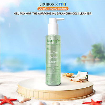 Gel rửa mặt làm sạch sâu cho da dầu mụn The Auragins Oil Balancing Gel Cleanser 150ml