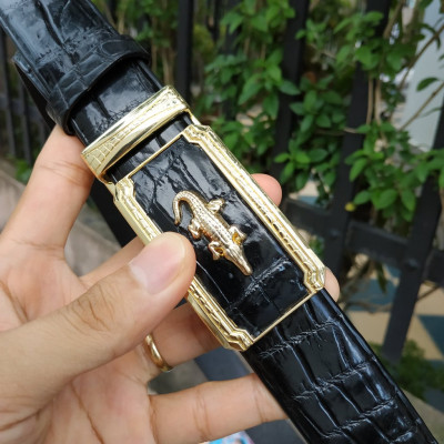 Thắt Lưng Nam Da Cá Sấu. Da Bụng Rất Mềm Và Đẹp. Dễ Sử Dụng