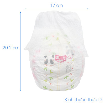 Bỉm - Tã quần Moony Blue size L Girl 44 miếng (Cho bé 9~14kg)