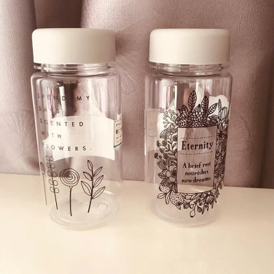 Bình nước Tritan Yamada Flower 350ml - Hàng Nội Địa Nhật Bản