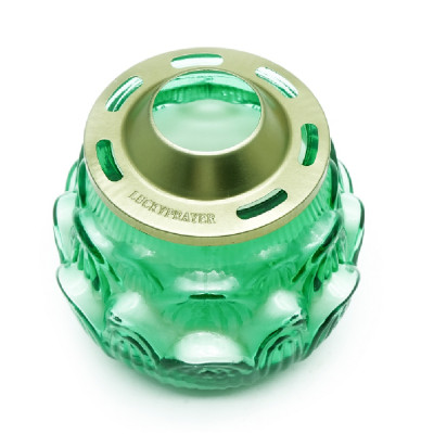 Bộ nến LIÊN HOA ĐĂNG - Hộp 2 hũ nến thơm hình hoa sen Lucky Prayer FTRAMART EDC0788 (Lựa chọn màu)